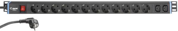 Stromverteiler mit 12 SCHUKO DOSEN +IEC DOSEN