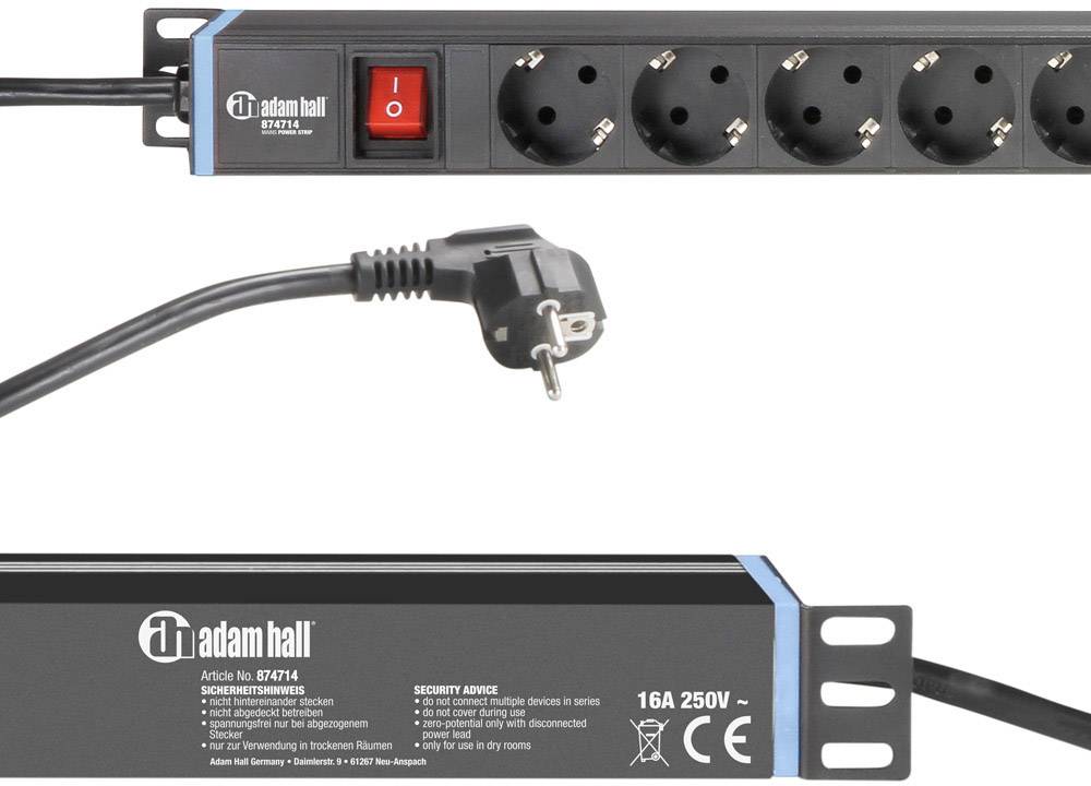 Stromverteiler mit 12 SCHUKO DOSEN +IEC DOSEN-2