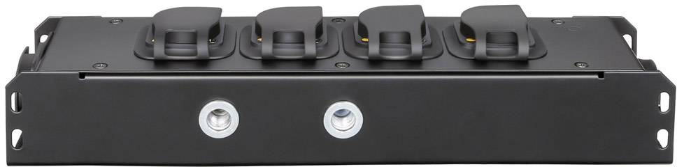 Stromverteiler 1 x Schwarz & Gelb Power Input 5 x Schwarz & Gelb Power Output-4