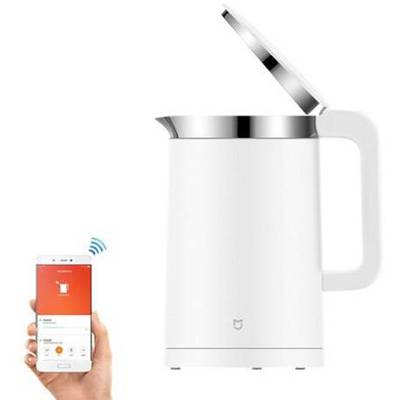 Xiaomi Mi Smart Kettle Wasserkocher schnurlos, App steuerbar Weiß