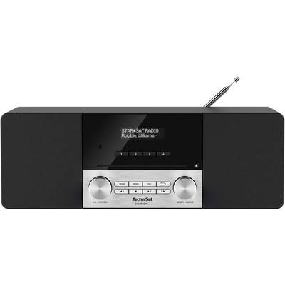 TechniSat DigitRadio 3 - Audiosystem - 2 x 10 Watt - Schwarz, Silber-0