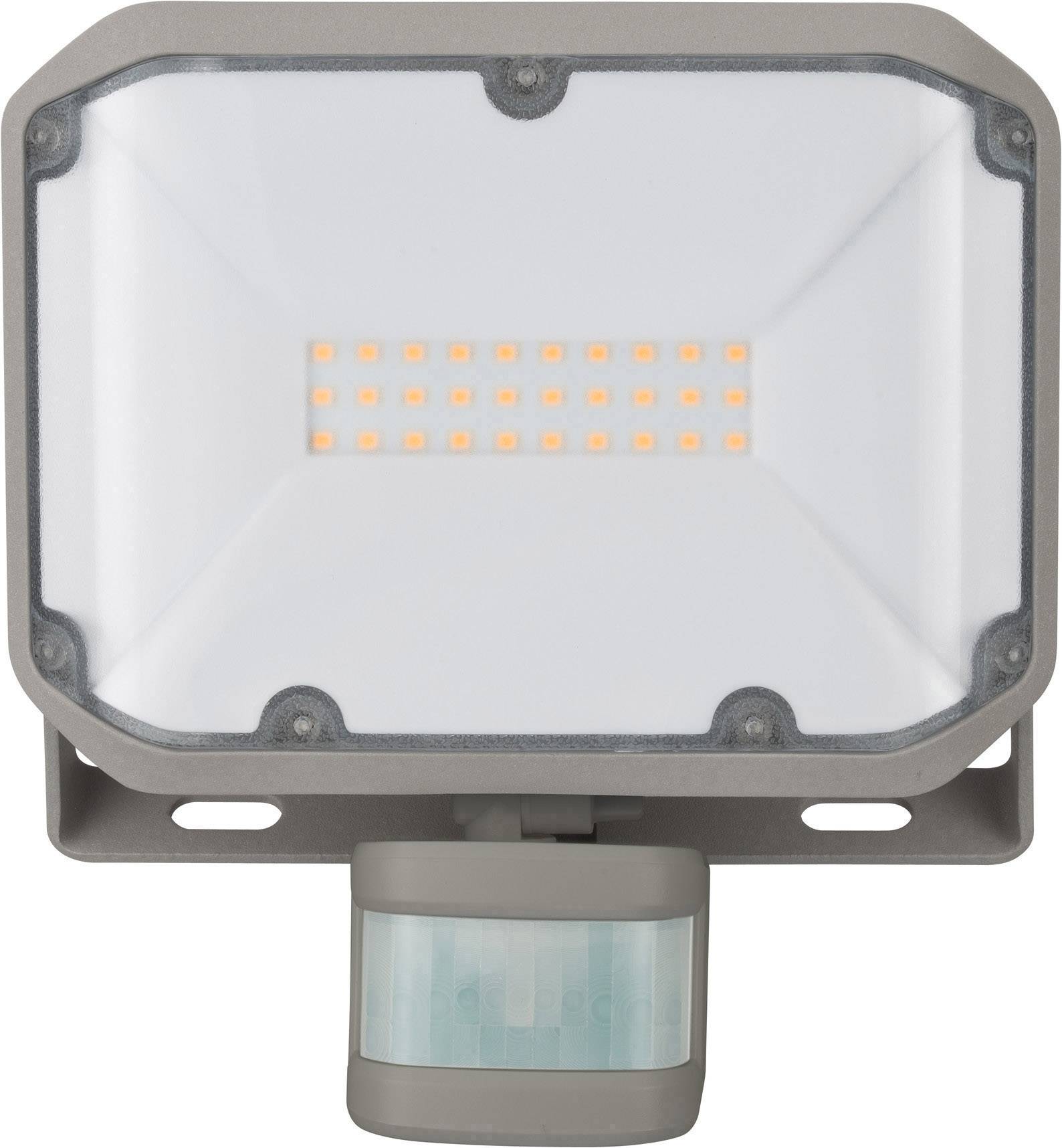 LED Strahler mit Bewegungsmelder Brennenstuhl SMD-LED-Leuchte wei/ß Farbe Au/ßenstrahler zur Wandmontage IP44, LED Fluter mit 24 hellen SMD-LEDs