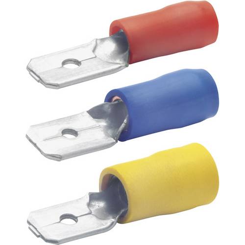 Klauke 8201B Flachstecker Steckbreite: 2.80 mm Steckdicke: 0.80 mm Teilisoliert Rot 1 St.