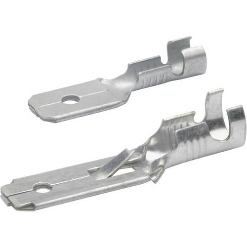 Klauke 2230 Flachstecker Steckbreite: 6.30 mm Steckdicke: 0.80 mm Unisoliert Messing 1 St.