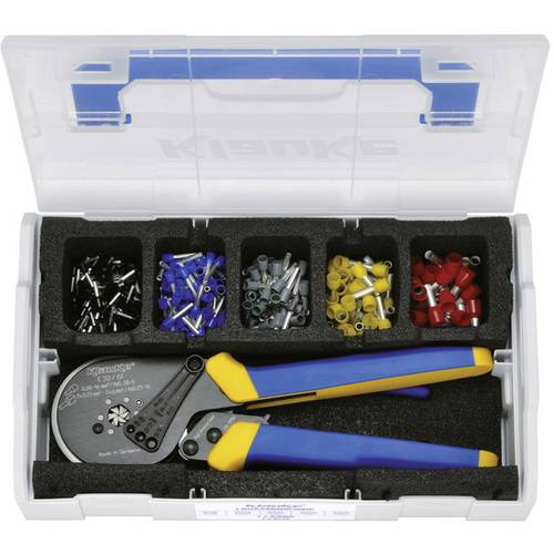 Thumbnail - Klauke LBOXXMINIK306K Aderendhülsen-Sortiment Teilisoliert Schwarz, Blau, Grau, Gelb, Rot 1 Set