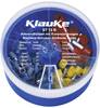 Klauke ST12B Aderendhülsen-Sortiment 4 mm², 6 mm², 10 mm², 16 mm² Teilisoliert Grau, Gelb, Rot, Blau 100 Teile