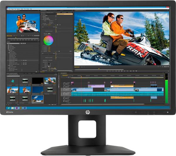 HP Z24i G2 LED-Monitor  EEK F (A - G) 61 cm (24 Zoll) 1920 x 1200 Pixel 16:10 8 ms DisplayPort, DVI, VGA, USB-A (USB 2.0) IPS LED
