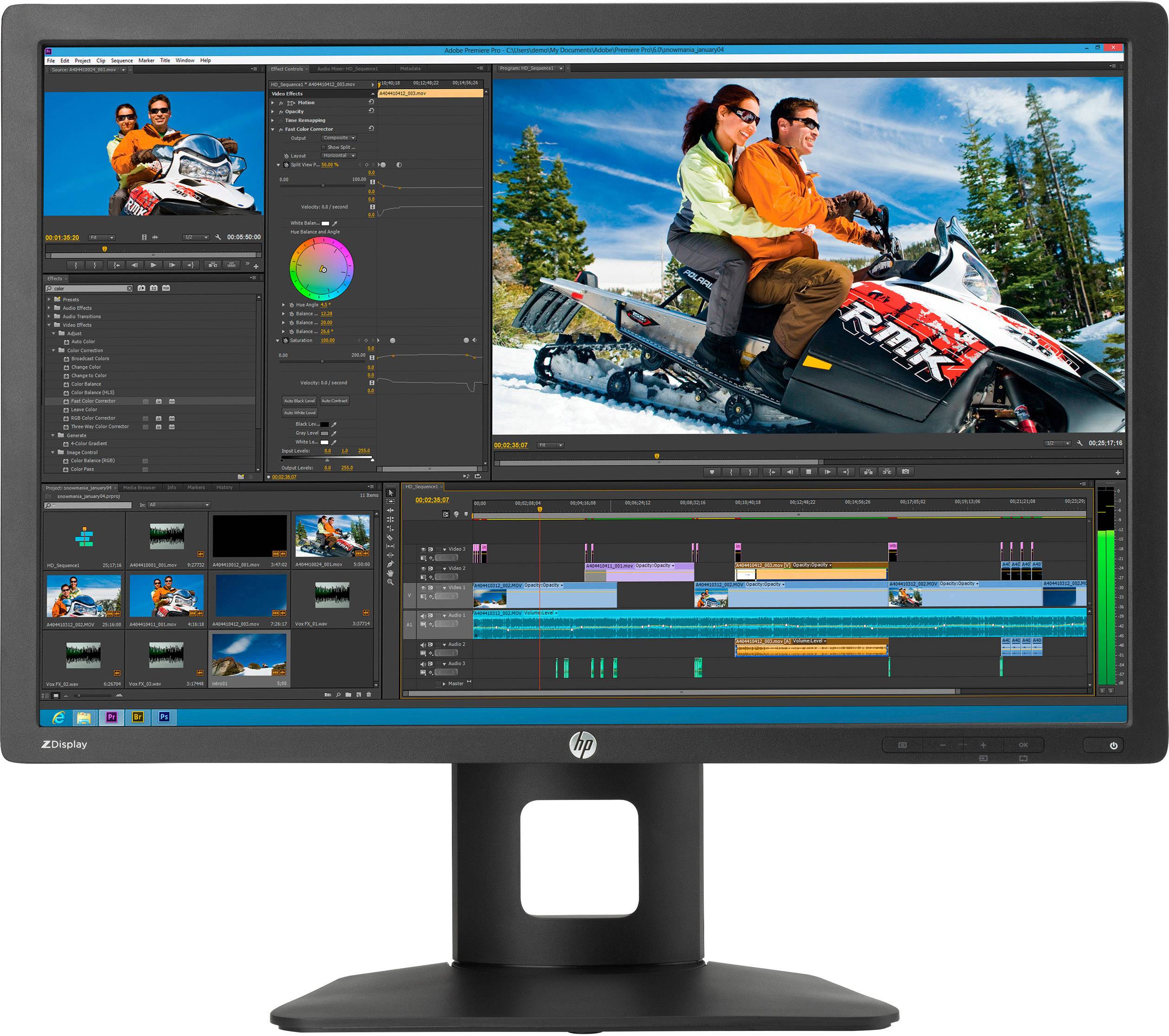 HP Z24i G2 LED-Monitor EEK F (A - G) 61 cm (24 Zoll) 1920 x 1200 Pixel 16:10 8 ms DisplayPort, DVI, VGA, USB-A (USB 2.0)-0