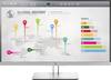 HP EliteDisplay E273q LED-Monitor EEK G (A - G) 68.6 cm (27 Zoll) 2560 x 1440 Pixel 16:9 5 ms HDMI®, DisplayPort, VGA, USB-C® IPS LED