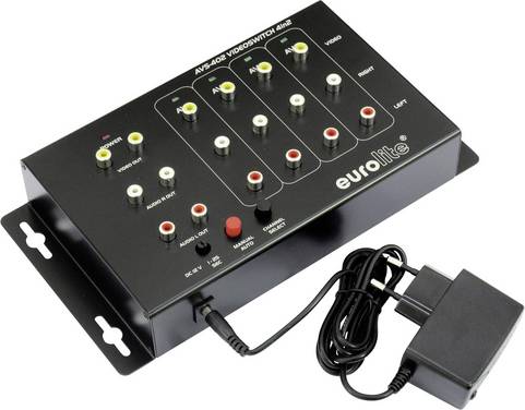 Eurolite AVS-402  Composite-Switch mit Überspielfunktion