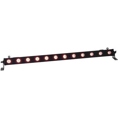 Lange, schwarze LED-Leiste mit mehreren roten Lichtern, zum Beleuchten oder Dekorieren geeignet.