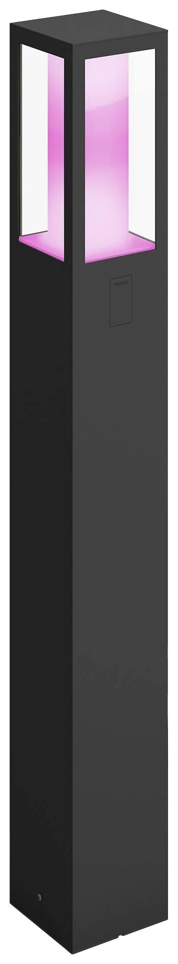 PHILIPS Hue White & Color Amb. Impress LED Wegeleuchte, Schwarz, 1200lm