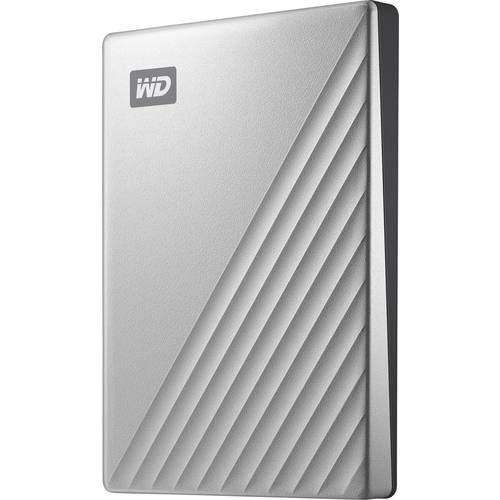 WD My Passport Ultra for Mac 2 TB Externe Festplatte 6.35 cm (2.5 Zoll) USB-C® Silber WDBKYJ0020BSL-WESN