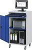 Computerschrank 650x520x1185 mobil lgr/ebl