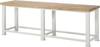 RAU 03 SLW-259B5S.12 Schwerlast-Werkbank (B x H x T) 2500 x 850 x 900 mm Lichtgrau