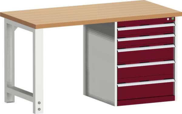 Bott 41003446.24V Werkbank (B x H x T) 1500 x 840 x 750 mm Lichtgrau