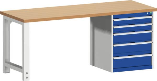 Thumbnail - Bott 41003454.11V Werkbank (B x H x T) 2000 x 840 x 750 mm Lichtgrau