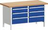 Bott 41002032.11V Kastenwerkbank (B x H x T) 1500 x 840 x 750 mm Lichtgrau