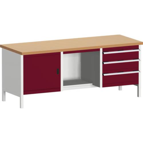 Bott 41002071.24V Kastenwerkbank (B x H x T) 2000 x 840 x 750 mm Lichtgrau