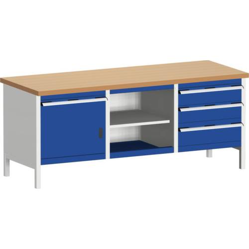 Thumbnail - Bott 41002059.11V Kastenwerkbank (B x H x T) 2000 x 840 x 750 mm Lichtgrau