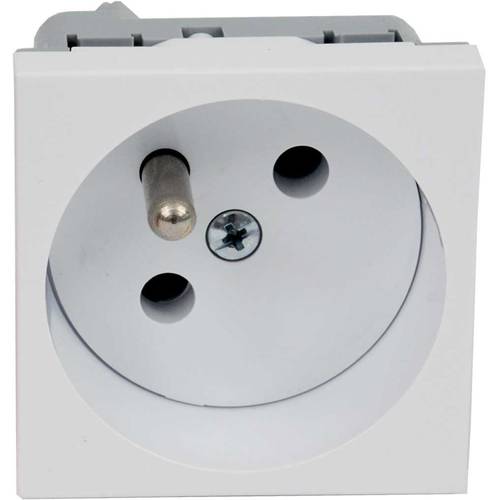 KOPOS QP 45x45_HB Geräteeinsatz 1fach Steckdose (L x B) 45 mm x 45 mm 1 St. Weiß