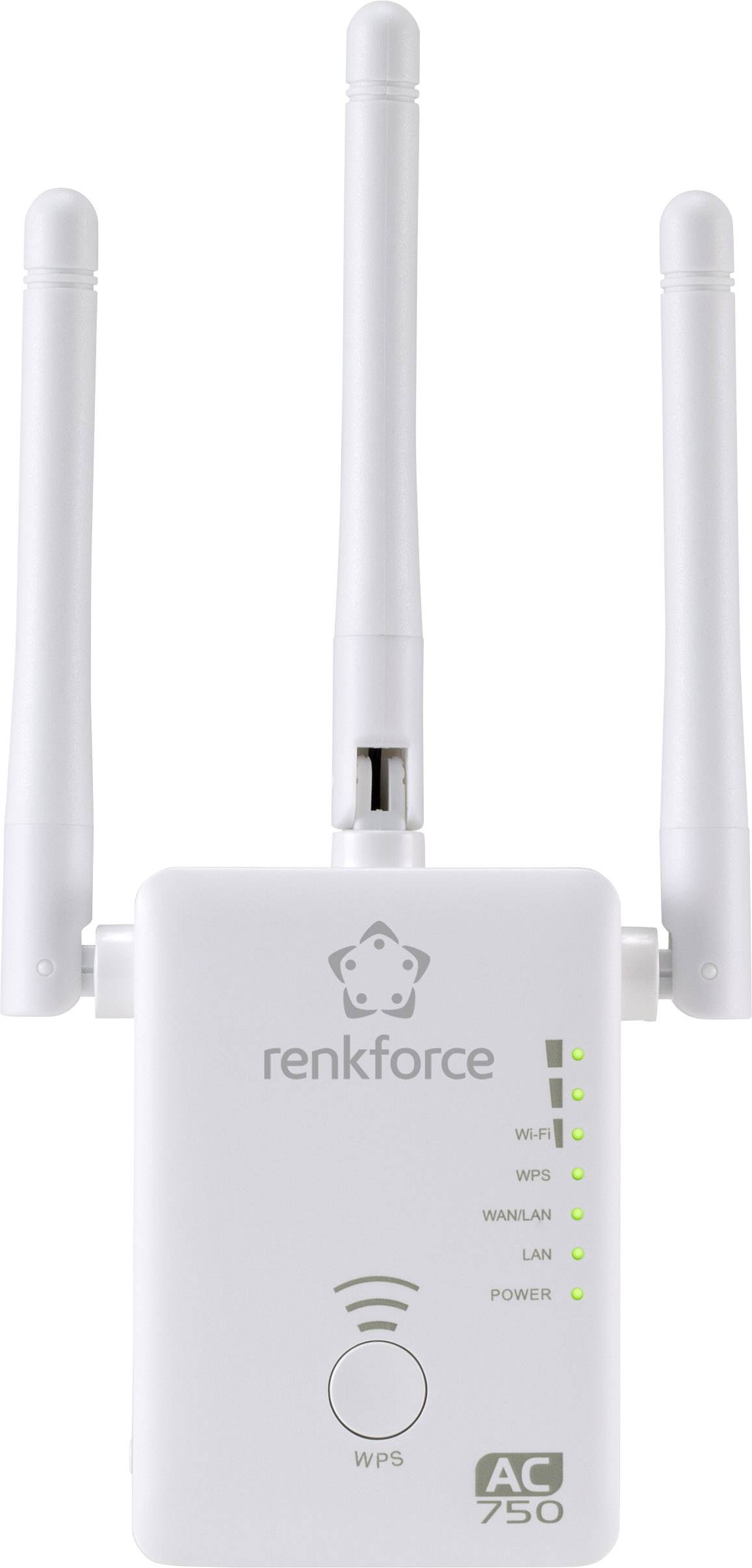 Renkforce WLAN Repeater WS-WN575A2 Dual Band AC750 RF-3804170-0