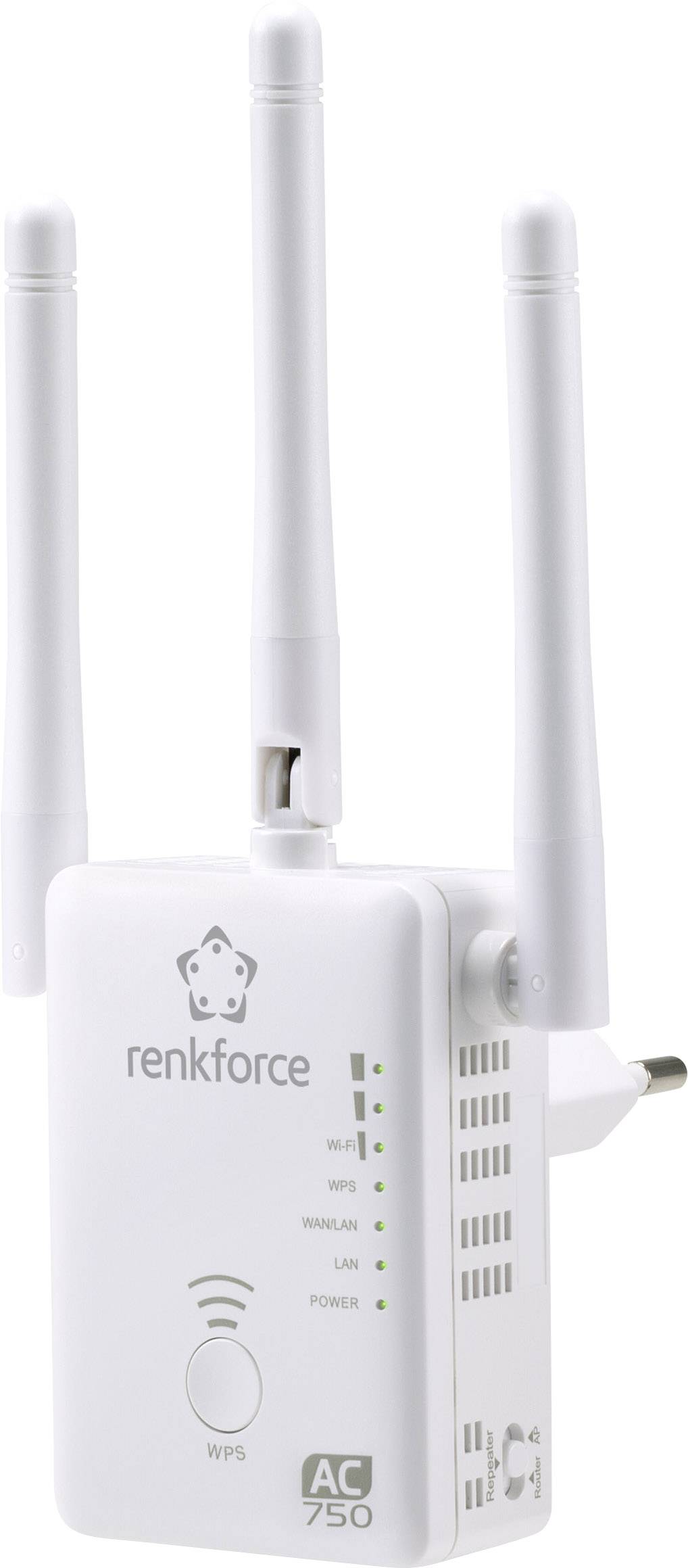 Renkforce WLAN Repeater WS-WN575A2 Dual Band AC750 RF-3804170-2
