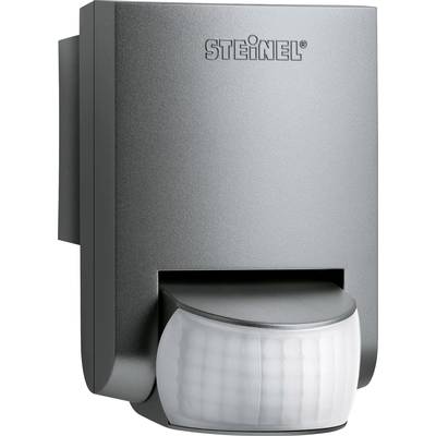 Bewegungsmelder mit metallischem Gehäuse und abgerundetem Sensor am unteren Ende.