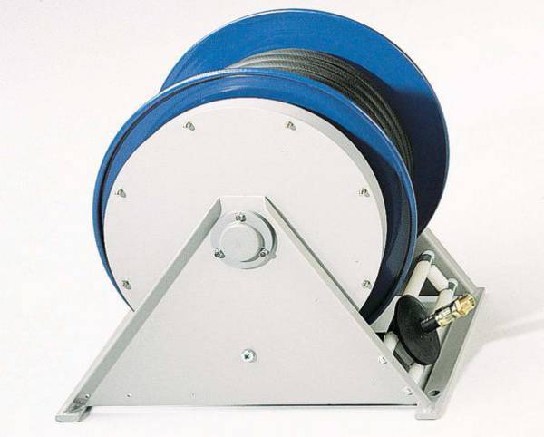 Schlauchaufroller f. 20m Schlauch b. 350bar Stahl o. Schlauch Hochdruckwasser bis 90 G