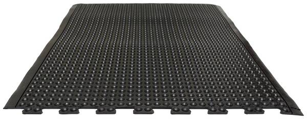 Arbeitsplatzmatte YOGA LOCK Basic schwarz B90xT120 cm Endstück - Artikel: 7830501828