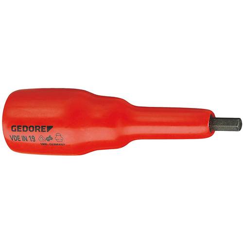 Gedore VDE IN 19 6 6124560 Innen-Sechskant VDE-Schraubendrehereinsatz 6 mm 1/2 (12.5 mm)