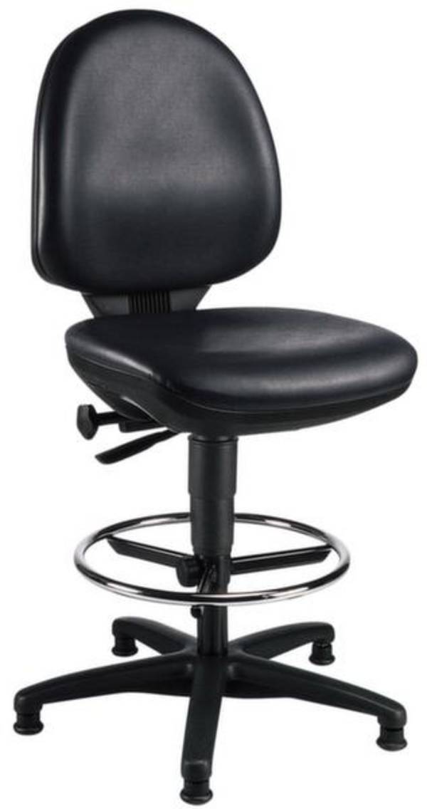 Topstar Bequemer Arbeitsdrehstuhl Tec 50, Kunstleder, Counter