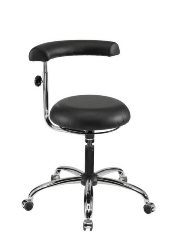 Hocker A20-08-TR-Comfort-KL Rollen Arm sw