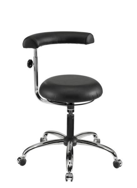 Hocker A20-08-TR-Comfort-KL Rollen Arm sw-0