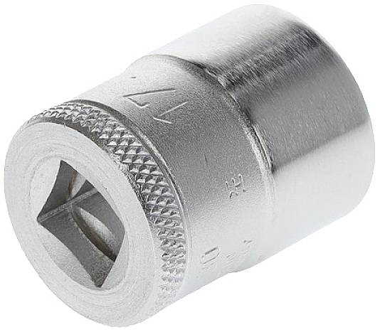 Metall-Steckschlüsseleinsatz, sechskantig, für Schraubenschlüssel, Größe auf Seite eingraviert.
