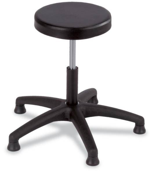 Drehhocker mit Gleiter Pu-Schaum 395-525 mm-0