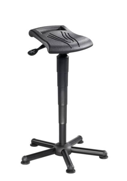 Stehhilfe,Sitz PU-Schaum schwarz,Sitz H 590-875mm,Gestell RAL9005