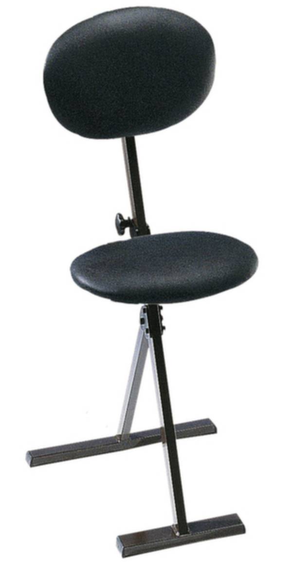 Stehhilfe ErgoPlus Skai-Kunstleder Sitz-H.550-900mm STA schwarz KAPPES