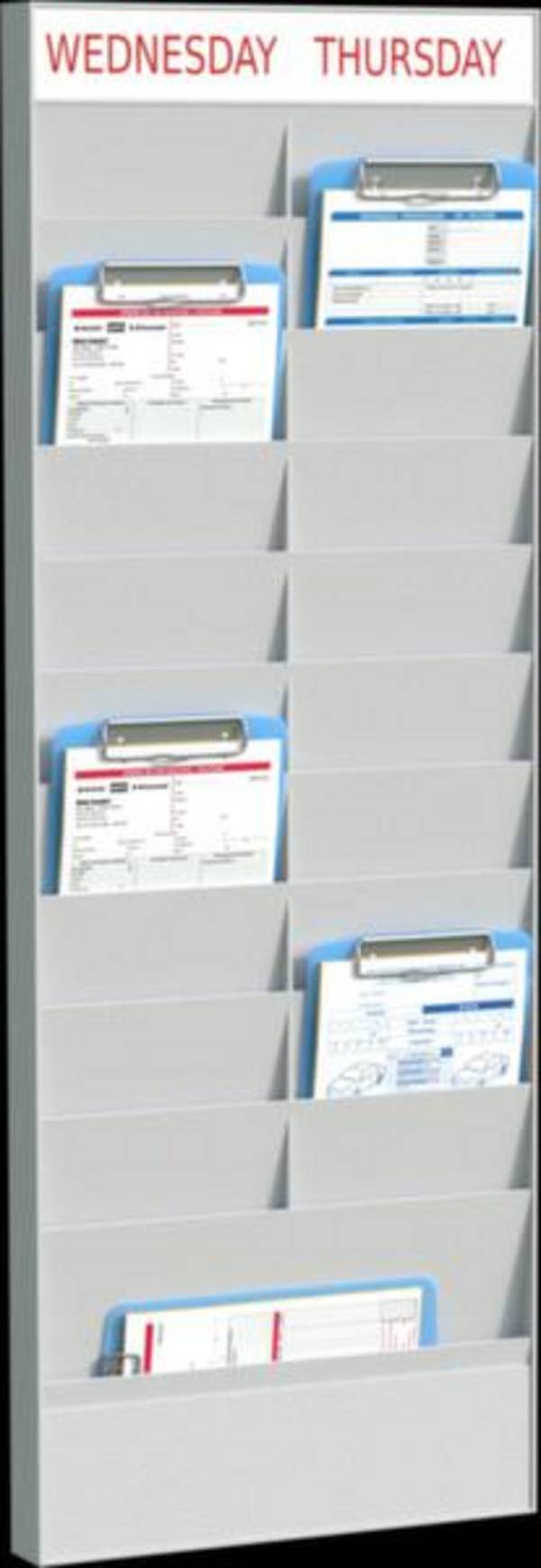 PAPERFLOW Wand-Büroplaner 20 Fächer, A5, Erweiterungselement