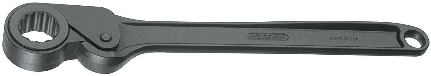 Freilaufknarre - Antrieb 6 - mit Ring - 12-kant UD-Profil bzw. Doppelsechskant - SW 21 mm - Länge (L1) 255 mm - Länge (L2) 10 Zoll