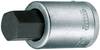 Steckschlüsseleinsatz IN 32 3/4 Zoll Innen-6-kant SW 17mm L.80mm GEDORE
