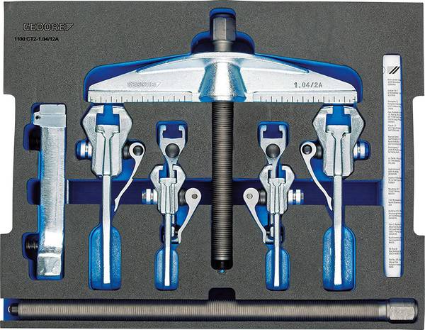 Gedore 2927268 Abzieher-Set Spannbereich (Details) 70 - 260 mm Anzahl Haken 3