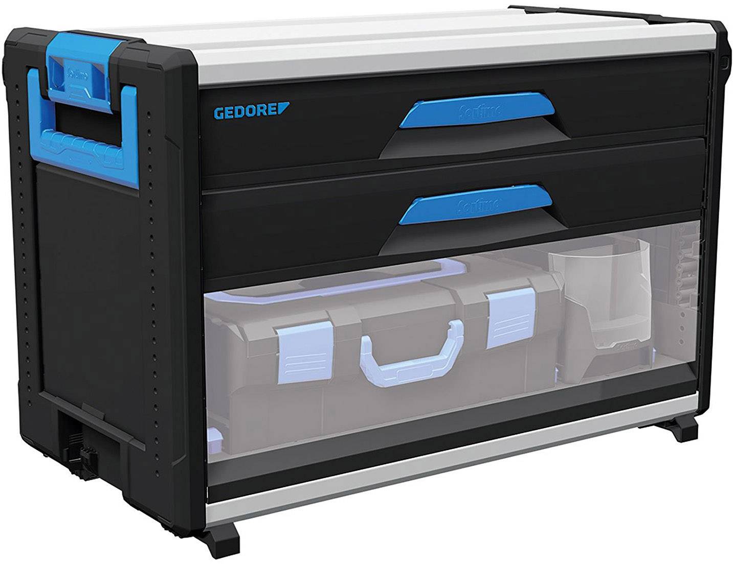 Gedore 2954354 1110 WM 321 Verktygslåda Grå, Blå