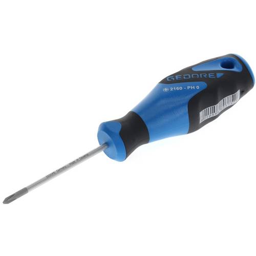 Gedore 2160 PH 0 6683110 Kreuzschlitz-Schraubendreher PH 0 Klingenlänge: 60 mm DIN ISO 8764