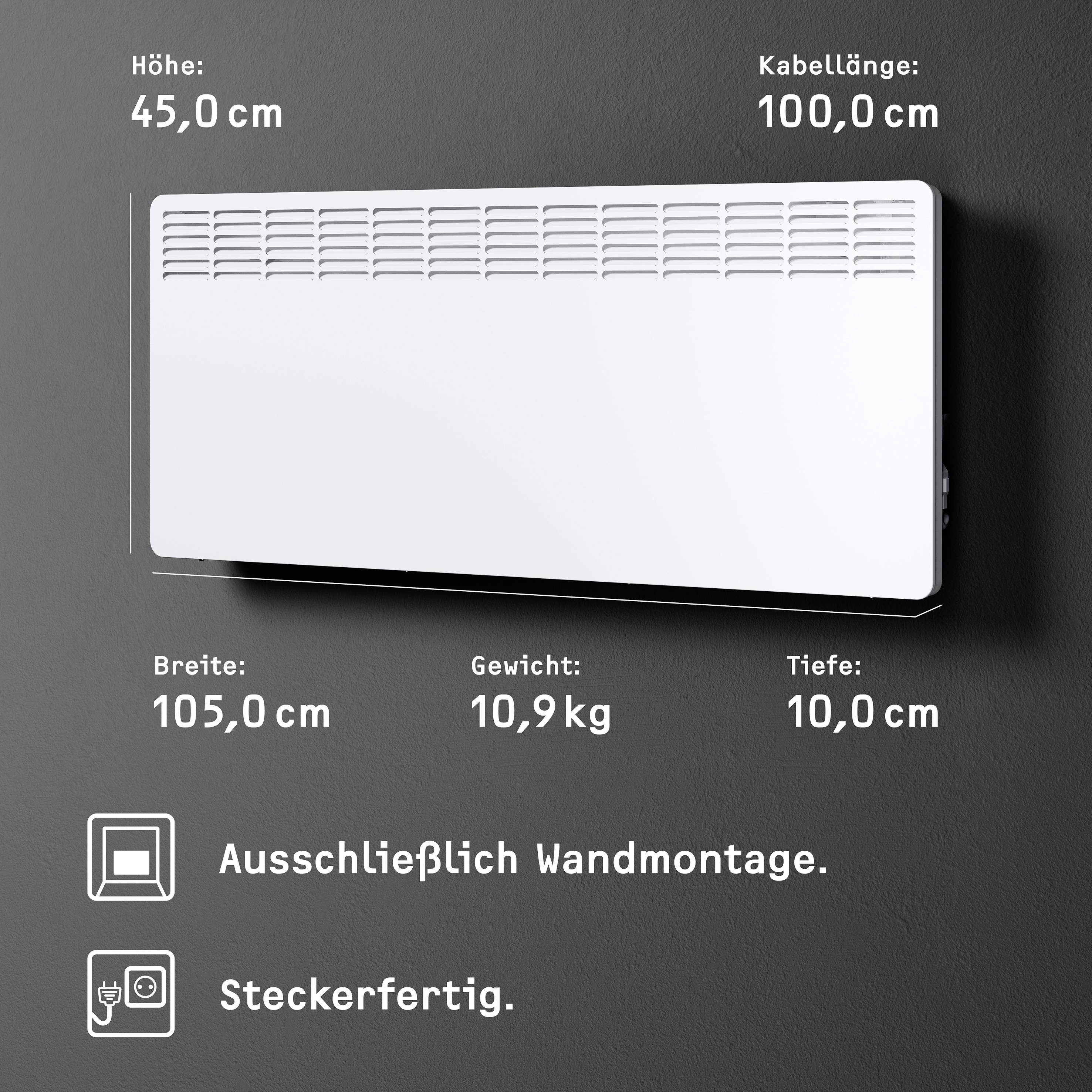 Stiebel Eltron 236530 Konvektor CNS 300 Trend 3000 W Alpinweiß-6