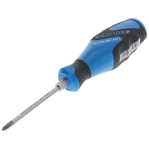 Thumbnail - Gedore 2160SK PH 1 1845292 Kreuzschlitz-Schraubendreher PH 1 Klingenlänge: 80 mm DIN ISO 8764