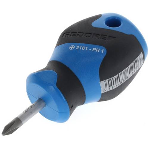 Gedore 2161 PH 1 1482440 Kreuzschlitz-Schraubendreher PH 1 Klingenlänge: 25 mm DIN ISO 8764