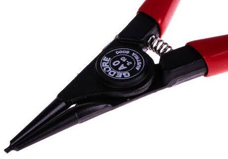 Gedore 6701380 Montagewerkzeug Passend für (Seegeringzangen) Außenringe 3-10 mm Spitzenform (Details) gerade