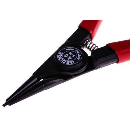 Gedore 6701380 Montagewerkzeug Passend für (Seegeringzangen) Außenringe 3-10 mm Spitzenform (Details) gerade