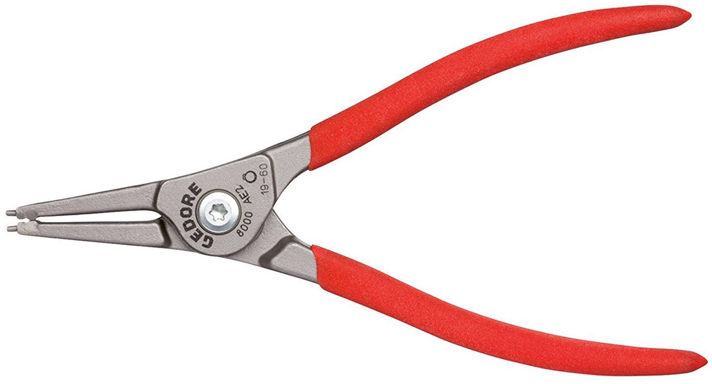 Gedore 2930706 Montagewerkzeug Passend für (Seegeringzangen) Außenringe 10-25 mm Spitzenform (Details) gerade